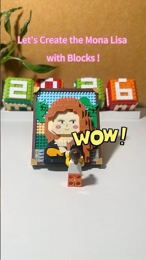 Let’s Create the Mona Lisa with Blocks | Creative Building Blocks