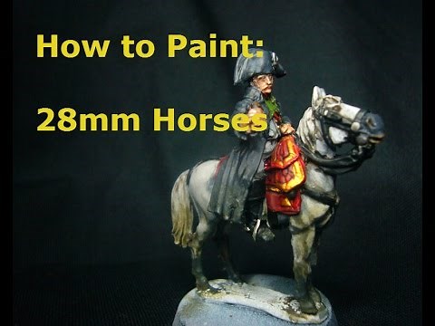 How to Paint 28mm Napoleonic Horses