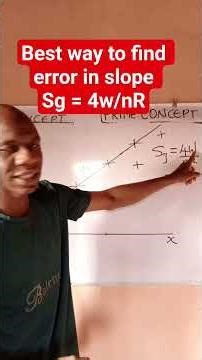 Error in Slope Made Easy 🔥 | Practical Physics Formula Explained