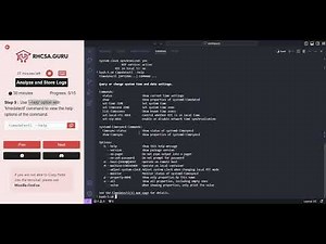 Analyze and Store Logs | RHCSA.GURU