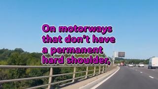 If you’re driving on motorways without a permanent hard shoulder, it’s important to know about emergency areas. These designated spots offer a safe place to stop if you can't exit the motorway or reach a service station. Clearly marked with bright orange surfaces, each area is 100 meters long and can accommodate large vehicles alongside recovery units. Emergency telephones can connect you directly to our control rooms for quick assistance. Always aim to reach these safe areas to avoid stopping i