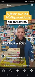 5 jeux sur les tables de Multiplication 5 jeux pour découvrir, apprendre, réviser les tables de Multiplication en Ce1 Ce2 Cm1 CM2 ✔️🇯🇵MATHSUMO🤼‍♀️ @mattika_jeux ✔️MULTIPLIPOTION 🍶@onthegoeditions ✔️KINGDOMINO🤴 @blueorangenews ✔️Multi-héros 🦾@monecolefr ✔️Mille sabords 🪙@gigamic_france Utilisable dès 8 ans En atelier jeux en classe, en famille, en cabinet d'orthophonie pour apprendre en jouant #jeux #jeuxdesociete #tablesdemultiplication #MonsieurMathieu #Multiplication #ce1 #ce2 #cm1 #cm2