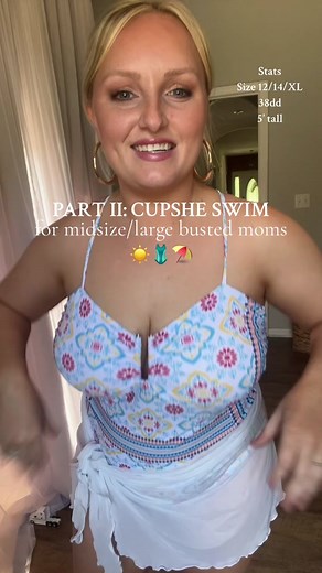 Part ✌🏻of my @cupshe try on! #cupshe #cuoshehaul #midsize #midsizeswim #momsoftiktok #selflove #momlife @cupshe_official