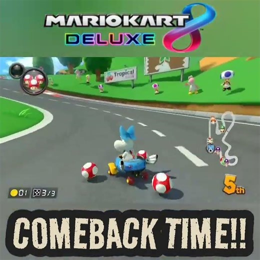 EPIC COMEBACK FOR THE WIN (Mario Kart 8 Deluxe) #nintendo #switch #mariokart #mk #mk8