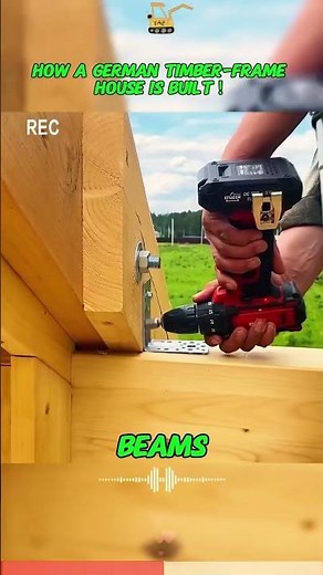 How a German Timber-Frame House Is Built！