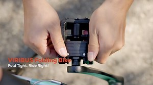 VIRIBUS Folding Bike for Adults, 20 inch Foldable Bike 7 Speed, Lightweight Compact Bicycle, Portable Collapsible Bikes for Adult Men Women City Commuters, 90% Pre-Assembled, Fold Up Bikes