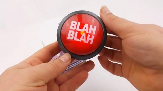 Blah Blah Blah Button