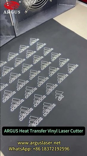 Dual-Color Silicone Patch Laser Engraving & Cutting | ARGUS Heat Transfer Vinyl Laser Cutter