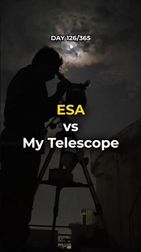 ESA Vs My Telescope Celestron Astromaster #nasa #telescope #astronomy #esa
