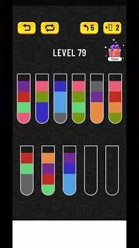 Water Sort Puzzle Level 79 Walkthrough #shorts #watersortpuzzle