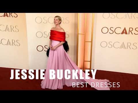 Best dressed JESSIE BUCKLEY Fashion Moments - 4K