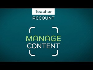 Classera EN teacher Manage Content P1 V1 1