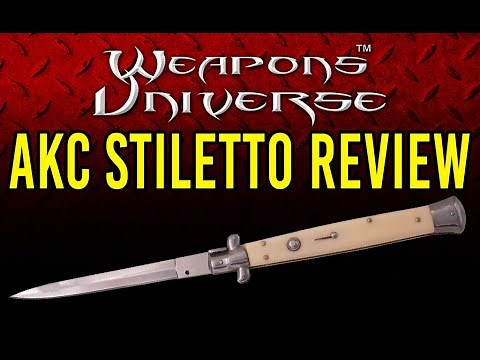 AKC (Automatic Knife Company) Automatic Stiletto Knife Review