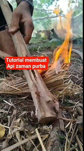cara menghidupkan api zaman purba #tutorial #edukasi #reaction #fyp #viral #diy #shorts