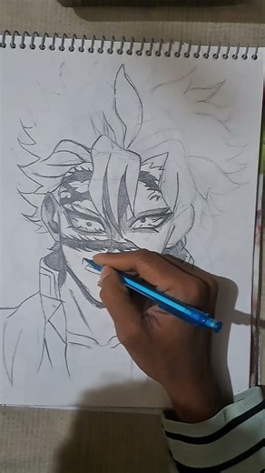 how to draw anime Drawing Sanemi Shinazugawa♥️✨|Demon Slayer |Welcome to EchoSketch_ your artistic