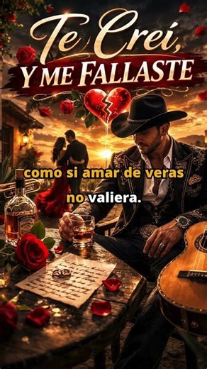 Te Creí… Y Me Fallaste 💔 La Ranchera Más Triste de Traición #Shorts