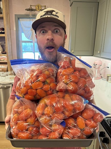 Canning Tomatoes for Can-uary: A Homesteading Challenge