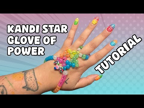 Kandi Star Glove Tutorial | Easy Beginner Kandi Tutorial