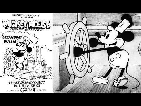 Steamboat Willie (1928) – Mickey Mouse's Very First Cartoon!