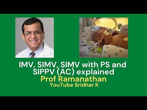 IMV, SIMV, SIMV with PS and SIPPV. A brief illustration of these common modes. Prof Ramanathan