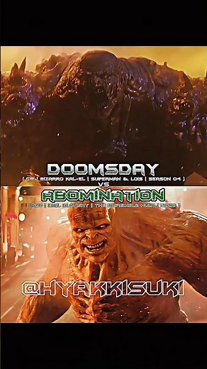 CW Doomsday vs Abomination 2008 | #edit #vs #movie #marvel #mcu #dc #shorts #fyp #4k #fy #comics