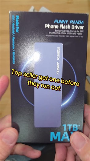 1TB flash drive by Funny Panda 🐼 Massive storage in a tiny stick—stash photos, videos, music, and backups with a smile. Plug-and-play, fast transfers, and easy to carry everywhere. #FlashDrive #1TBStorage #TechFinds #FunnyPanda #GadgetTok