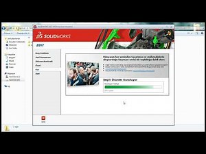 Solidworks 2017 Kurulum