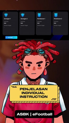 Penjelasan Fitur Individual Instruction (instruksi individu) di efootball. Fitur yang sudah ada lama di versi console namun baru terealisasi di efootball mobile. Dengan adanya fitur ini mekanik game akan menjadi lebih kompleks dan variasi strategi yang dapat dilakukan menjadi lebih beragam dan tidak monoton #efootball2024mobile #efootballmobile #efootball2024 #efootball
