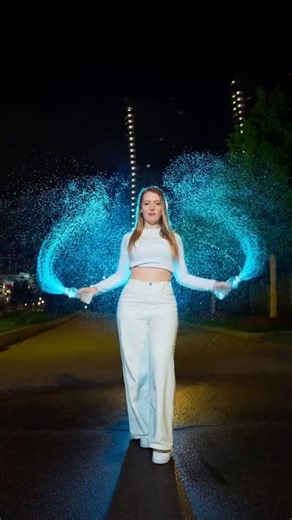 Dancing with water to POLI's new track, "Brilliant" 💎