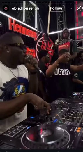 How Ogbafia and African giant fight started at Obi’s house last night Dj Tunez started playing Wizkid songs in the presence of Burna boy repeatedly without playing any Burna boy song, that's a slap on the face disrespecting Burna boy intentionally, one of Burna boy guy moved close to Dj Tunez and told him to play them Burna boy song but Dj Tunez send him back to Burna boy, in the end Ogbafia collect wotowoto