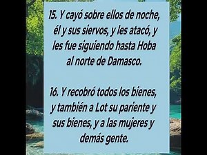 Génesis capítulo 14 #Biblia #palabradeDios