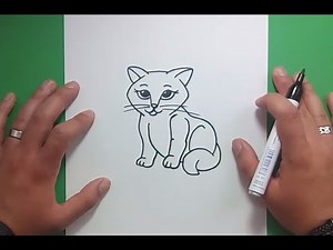 Como dibujar un gato paso a paso 23 | How to draw a cat 23