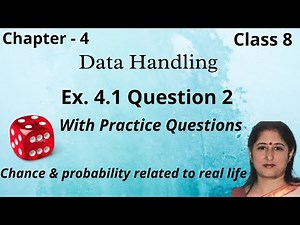 Exercise 4.1 class 8 question 2 | data handling for class 8 | chapter 4 | pie chart class 8