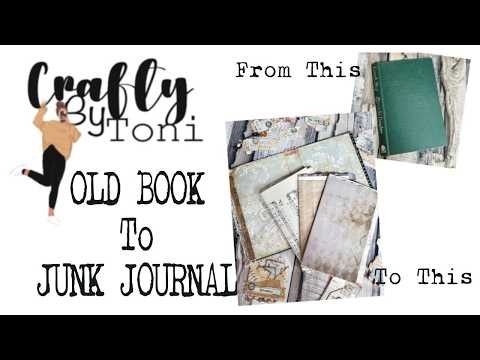 I Turned This Old Book Into A Vintage Junk Journal…………