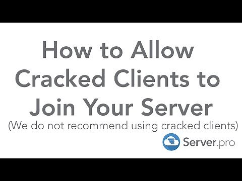 How to Allow Cracked Minecraft Clients to Join Your Server - Minecraft Java