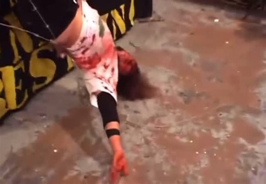 @unfnbelievablex on Instagram: "Zandig sends LOBO into the barbed wire. - CZW Deja Vu 7/13/2002 #Deathmatch #deathmatchwrestling #ultraviolent #unfnbelievable #prowrestling"