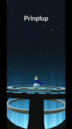 Piplup Evolves to Prinplup in Pokemon GO #PokemonGO #Piplup #Prinplup