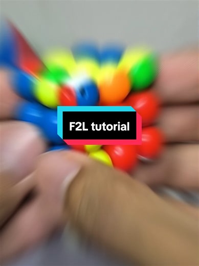 F2L tutorial Easy basic #rubikscube #tutorial #f2l #rubik