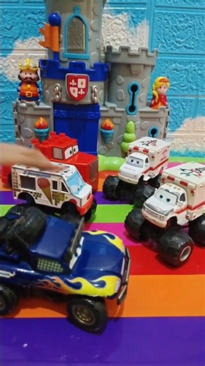 Satisfying Mack & Rambulance. Disney Pixar Cars Monster Truck #disneycars #toys #mcqueen #cars