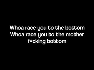 Race You To The Bottom by New Medicine [Lyrics]