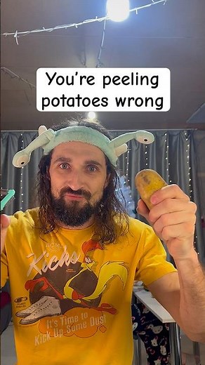 Life Hack: How to Peel Potatoes Fast 🥔