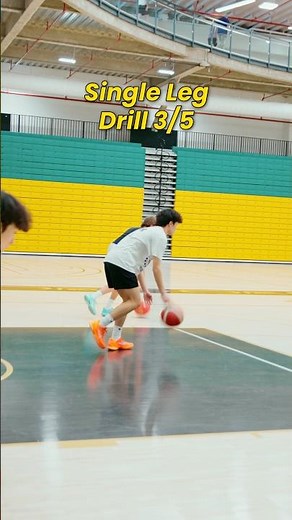 Single Leg Basketball Drill #basketballcamp #princegeorgebc
