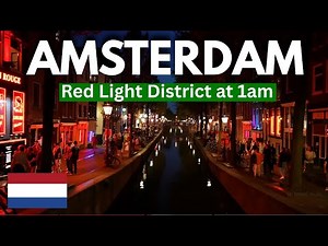 Amsterdam Red Light District Walking Tour 🇳🇱 | ASMR 4K 60FPS