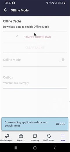 Offline syncing service