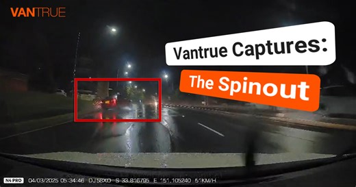 Witness a split-second loss of control in the rain. 🎁 Promotion Code: 6L6N4PRO 🔗 http://bit.ly/4pKk0qz #Vantrue #DashCam #CarCrash #RoadSafety #Hydroplaning #RainDriving | Vantrue
