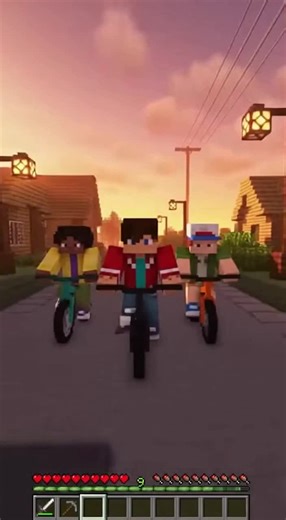 🚲 Stranger Things — Minecraft Style The Upside Down hits different when it’s voxel-based. 🚲⛏️ Someone definitely opened the wrong portal. #StrangerThings #MinecraftStyle #AIDarkHumour #AIParody #GamingUniverse #Shorts