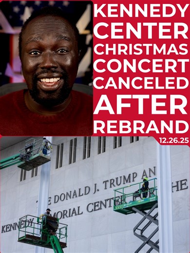 A 20 year Kennedy Center Christmas Eve tradition was canceled — and the host says the Trump name change is why. #KennedyCenter #Trump #ChristmasEve #WashingtonDC #FYP #NewsUpdate #TheJazariKualShow