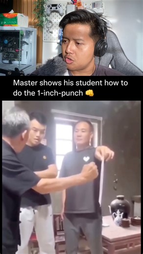 trying Bruce Lee's 1 inch punch technique #reels #fyp #viral | Iyan Mithriz