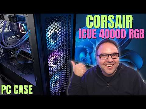 Corsair iCUE 4000D RGB Airflow PC Case – A Closer Look at the RGB & Design