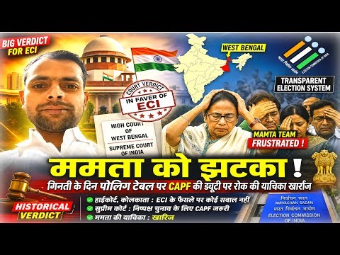👉 "🔴 LIVE: बड़ा फैसला! ममता की याचिका खारिज ⚖️ ECI के पक्ष में ऐतिहासिक जीत | #supremecourt#shorts
